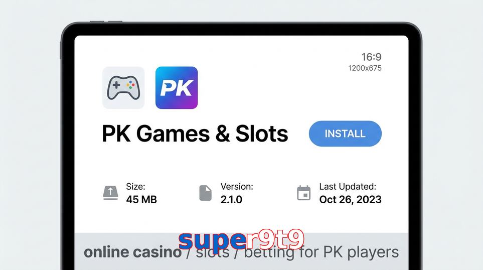 Game list for Super9t9 gameapk section